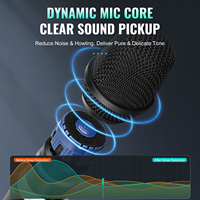 Console de mixage et amplificateur PA16XM professionnel 1000W avec microphone pour scène, DJ, sonorisation en direct, système PA