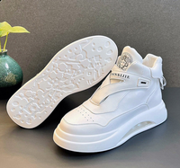 Chaussures de sport décontractées blanches pour hommes, style original d'usine, respirantes, montantes, polyvalentes, pour la course et la marche
