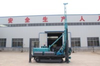Foreuse mobile diesel pour puits d'eau avec compresseur d'air, diamètre 70-110 mm, profondeur 1200 m, pour l'irrigation agricole en Chine