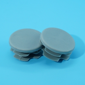Bouchons de tube moulés en <span class=keywords><strong>plastique</strong></span> noir, capuchons de tube ronds, inserts de tube en acier inoxydable, embouts antidérapants et résistants à l'usure pour pieds de chaise et de table - Product Image 6