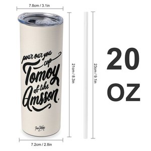 Vaso Térmico Recto de Acero Inoxidable de 20oz con Aislamiento Grueso, Personalizable con Logotipo, Venta al por Mayor - Product Image 1