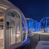 Dôme à bulles transparent pour patio, maison miniature pour observer les étoiles, igloo