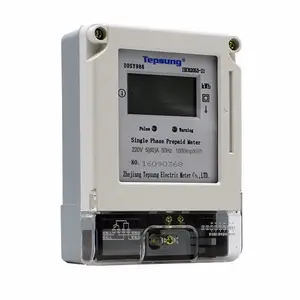 Prepaid Electricity Meter Manufacturers Front Board Installed Single Phase Prepaid Kwh Meter Prepaid Electricity Energy Meter With IC Card