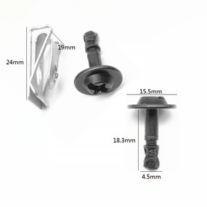 <b>U</b>-Nuts And <b>Bolts</b> For Bmw Audi Chassis Engine Covers Fastener 51718218852 Replacement Repair Part Pp Material - Product Image 2