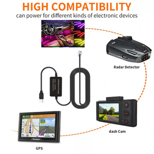 <b>USB</b> boost <b>cable</b> 5V to 12V for car dash cam, radar detector, electronic dog, RJ11 power <b>cable</b> Factory direct sale L173 - Product Image 2