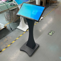 Totem debout d'écran tactile d'affichage numérique d'affichage à cristaux liquides de prix usine 21.5 "32" 43 "55" Animation de publicité de PC d'Android