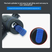 Candado de Motocicleta Resistente de 90 cm, Candado de Cadena para Bicicleta, Metálico, Antirrobo, Reforzado, Accesorios de Seguridad para Bicicleta