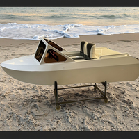 Jet ski électrique en alliage d'aluminium avec une puissance de 20 kW, une vitesse de 30 à 45 km/h, une batterie au lithium à trois éléments, 2 places pour le surf aquatique