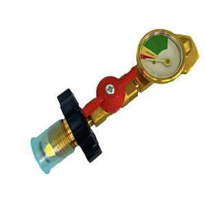 Régulateur <span class=keywords><strong>de</strong></span> <span class=keywords><strong>gaz</strong></span> <span class=keywords><strong>propane</strong></span> en laiton avec manomètre pour raccordement <span class=keywords><strong>de</strong></span> réservoir <span class=keywords><strong>de</strong></span> camping - Product Image 4