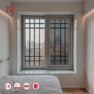 Tùy chỉnh thiết kế hiện đại cửa sổ trượt nhôm hai lớp cho khách sạn biệt thự mở ngang với tính năng màn hình lưới - Product Image 3