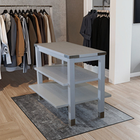 Présentoir de magasin de détail à 3 niveaux pour la présentation de produits en vitrine