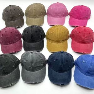 Gorras de Béisbol Vintage Desgastadas en 12 Colores, con Logotipo Bordado Personalizado, Sin Estructura, de 6 Paneles, de Algodón Lavado, Estilo Dad Hat - Product Image 2
