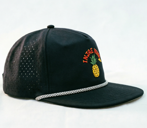 Casquette de golf unisexe 5 panneaux non structurée avec logo personnalisé, style sportif, visière plate, imperméable, style ethnique - Product Image 3