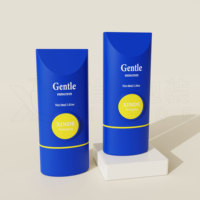Emballage de lotion solaire HDPE personnalisé OEM PDM, conteneur de 50 ml, flacon de crème solaire vide, flacon souple de luxe
