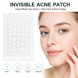 Parches para el Acné con Ácido Salicílico de Grado Médico, Parches Hidrocoloides para el Tratamiento de Granos, Control de Grasa, Adhesivos Invisibles para el Cuidado de Imperfecciones - Product Image 1