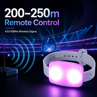 Pulsera LED Compatible con DMX512, Logotipo Personalizado, Sincronización RF en Grupo, Servicio de Iluminación Intermitente, Pulsera LED para Grandes Conciertos, Eventos y Deportes en Estadios