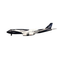 Modèle d'avion Lufthansa 747-8 Century Edition de 47 cm, avec son et lumière, simulation sonore, objet de collection, ornement de décoration, cadeau de Noël