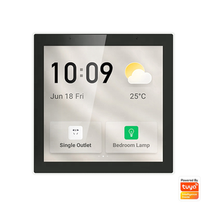 Các mặt hàng thông minh cho nhà tuya nhà thông minh Bảng điều khiển màn hình cảm ứng chuyển đổi không dây 4 inch ZigBee được xây dựng trong <span class=keywords><strong>Alexa</strong></span> Gateway - Product Image 3