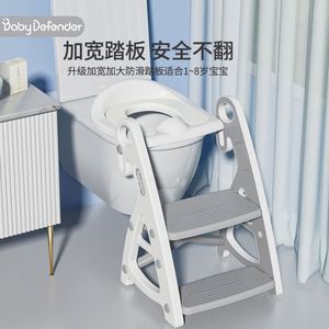 Escalera de inodoro portátil para niños Diseño plegable triangular con asiento de pasamanos de escalera reutilizable Asistente de entrenamiento al aire libre - Product Image 5