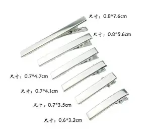 Nhà máy giá kim loại alligator clip tóc cho diy công cụ tạo kiểu tóc phụ kiện