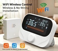 Control Remoto Inteligente con Pantalla OLED, Wi-Fi y Control por Voz, para Hogar Inteligente y Uso en Hoteles, Eléctrico/Gas/Manual