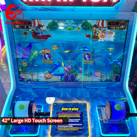 Machine d'arcade de pêche électronique pour 2 joueurs, prix d'usine, avec simulateur de pêche et joystick simulé, jeu de rédemption