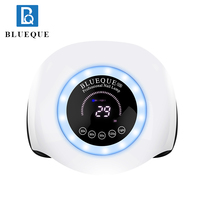 Lampu Kuku LED UV Berkualitas Tinggi BLUEQUE V6, Bahan Plastik+Logam, Colokan EU, Timer Otomatis (30-120 detik), Suara Rendah untuk Salon Rumah