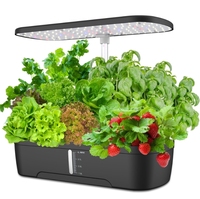 Système hydroponique et aquaponique électronique pour petits pots de plantes et légumes d'intérieur