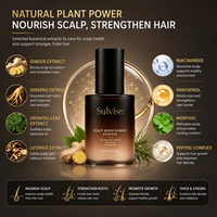 Serum Penumbuh Rambut Esens Jahe & Ginseng Alami Memperkuat Akar OEM Private Label 50ml