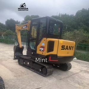 Mini excavadora Sany SY55U 5 toneladas Micro excavadora SY55 Excavadora hidráulica sobre orugas con precio barato - Product Image 1
