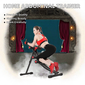Factory Direct Sale Metal Unisex Home Use Body Building Abdominal Crunch Machine Indoor <strong>Work</strong> <strong>Trainer</strong> Made China Universal - Product Image 2