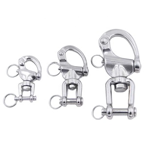 स्टेनलेस स्टील 316 समुद्री तैसा जबड़े स्नैक 12x70 मिमी रिगिंग नौका हार्डवेयर सामान त्वरित रिलीज स्नैक हुक - Product Image 2