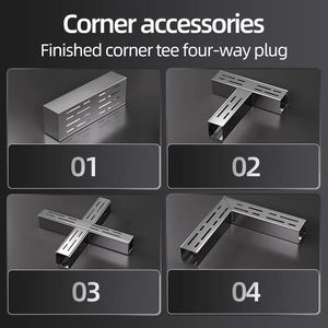 SANIPRO métal matériau de construction en acier inoxydable canal de Drainage Villa Sunshine House avant-toit fini linéaire flexion fossé gouttière - Product Image 4