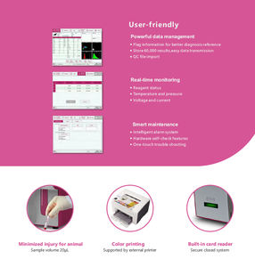 EUR VET peralatan dokter hewan, mesin tes darah Vet kecepatan tinggi 5 bagian penganalisa darah dokter hewan - Product Image 6