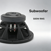 Haut-parleur actif extérieur étanche AG Model 4010 en néodyme métallique, subwoofer haute puissance 500W, diaphragme en alliage de titane
