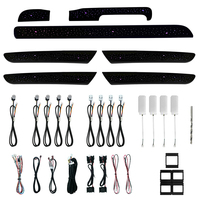 Kit d'éclairage d'ambiance TMPRO pour VW Golf 6 2010-2013 RHD, lampe LED 64 couleurs, pièces de décoration intérieure pour tableau de bord et portières
