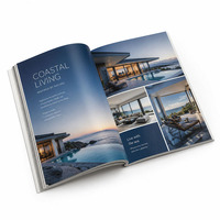 Impression de magazine d'hôtel, brochure commerciale personnalisable, livret