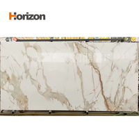 Horizon – Dalle brillante en marbre artificiel blanc pour cuisine, table à manger, plan de travail, panneau mural en pierre frittée effet roche carbonique
