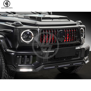 แผ่นกระจายแสงคาร์บอนไฟเบอร์สไตล์ rowen สำหรับ Mercedes Benz G-Class W465 G500 G63 2025กันชนหน้ารถ - Product Image 5