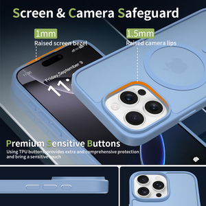 เคสโทรศัพท์มือถือ TPU <span class=keywords><strong>PC</strong></span> <span class=keywords><strong>2</strong></span> in 1สำหรับ iPhone 16 PRO MAX เคสป้องกันโทรศัพท์ estuch de lujo oara เคสกันกระแทก - Product Image 4