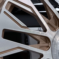 Jantes forgées de luxe 17-24 pouces Or rose 5x120 5X108 Jantes de voiture pour Land Rover Range Rover Discovery Defender Freelander