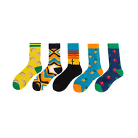Sox Meias gros personnalisé décontracté mode Hip Hop Animal drôle chaussettes en bambou fabriqué Oem gros coloré Pizza chaussettes