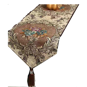Jacquard Shiny Sequin Rose <strong>Gold</strong> Customizable <strong>Table</strong> <strong>Runners</strong> for Family Dinners Gatherings Wedding Christmas Decoration - Product Image 1
