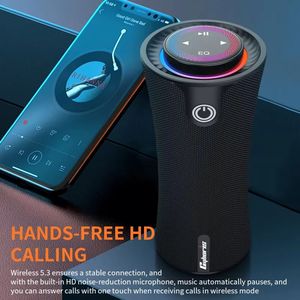 Altavoz Portátil Cyboris T16 RGB para Fiestas, Diseño Compacto 2025, Botón Táctil Giratorio, 2.1 Canales, Bajos Profundos, para Computadora - Product Image 2