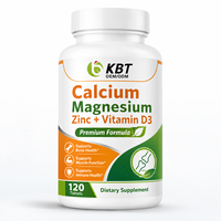 Complément OEM/ODM Calcium Magnésium Zinc Marque Privée – Comprimés Prêts à l'emploi avec Vitamines D3, B12, K2
