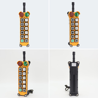 F24-12D Remote Control Radio Nirkabel Industri Bersertifikasi CE 12 Tombol Kecepatan Ganda untuk Overhead Crane Hoist