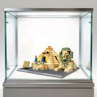 Architektur-Bausteine Große Pyramide von Gizeh Modell Kairo Ägypten Wahrzeichen DIY Baustein-Set ABS Lernspielzeug OEM-Hersteller
