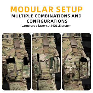 Sac de jambe tactique IDOGEAR avec boucle à dégagement rapide, panneau de jambe réglable universel pour la jambe gauche ou droite - Product Image 4