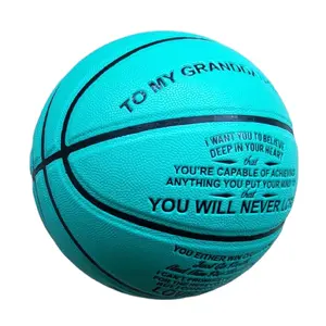 Birthday gift basketball 29.5" Outdoor Indoor boy's girl ball Custom logo Name Ball Basketballs Size 7 Leather basketball