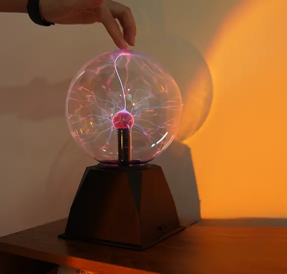 Toptan anahtarlama sihirli plazma topu işık çocuk oyuncak festivali hediye ses ses plazma top lamba